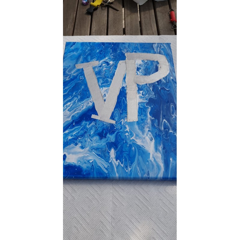 Acrylbild 'VP' auf Keilrahmen