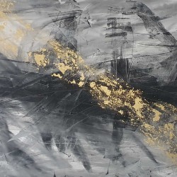 Acrylbild 'Goldrausch' auf...