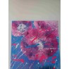 Acrylbild Pink Mikey auf Keilrahmen an der Wand