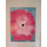 Acrylbild The Pink Flower auf Keilrahmen Einzeldarstellung