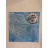 Acrylbild 'Silver Moon' auf Keilrahmen